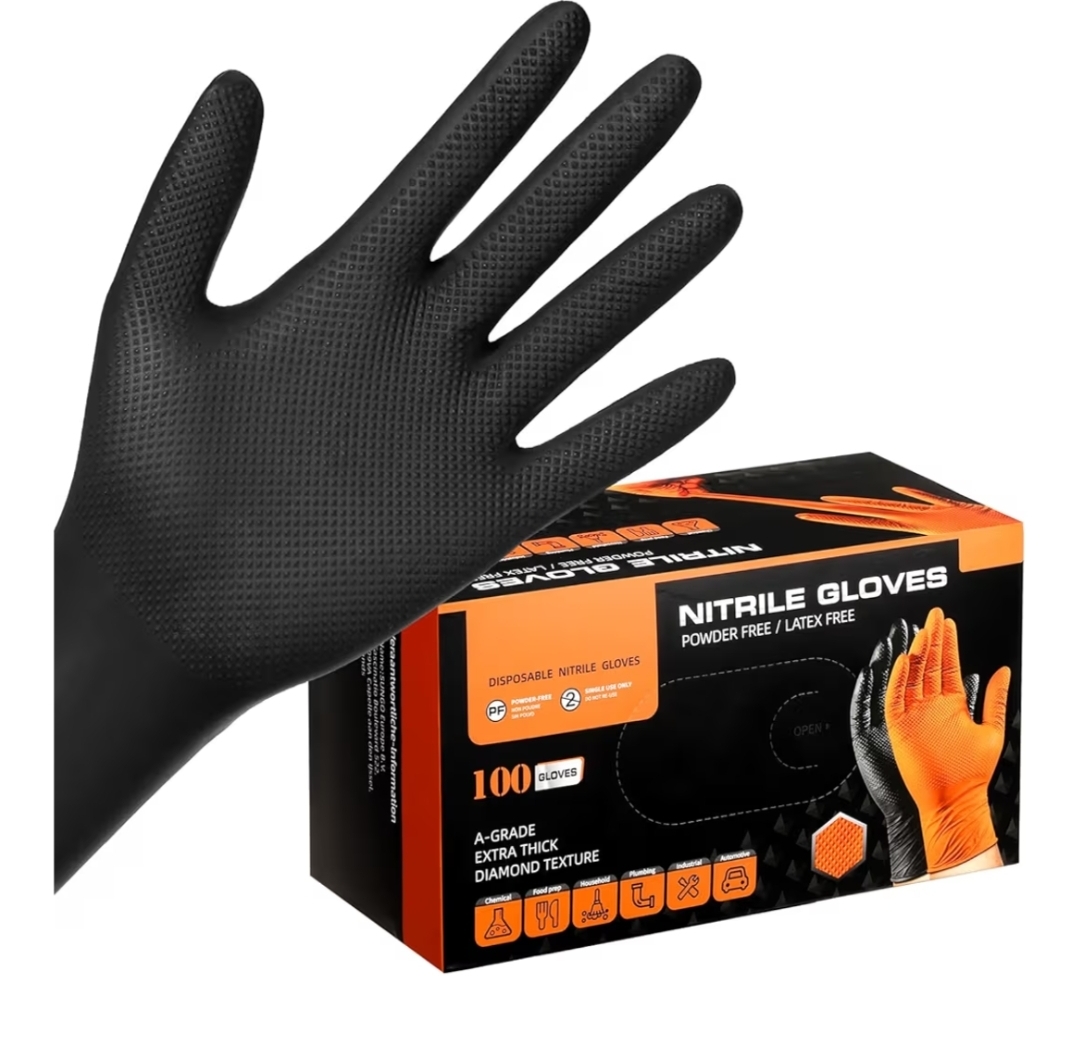 4mil Disposal Nitrile Gloves 100 Count