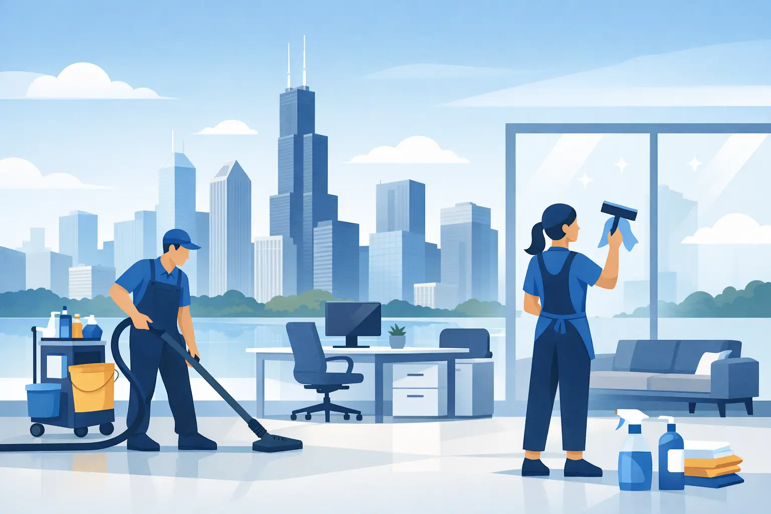 Choosing an Office Cleaning Company in Chicago