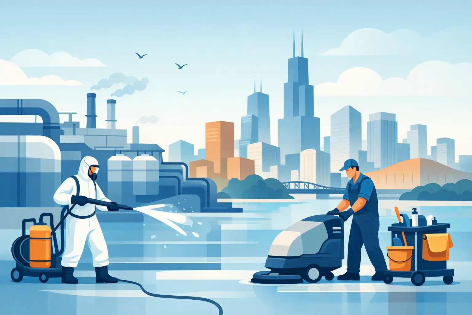 Industrial Cleaning Services in Chicago That Deliver