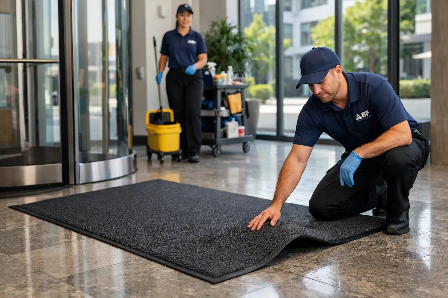 Commercial Floor Mats That Keep Entrances Safe