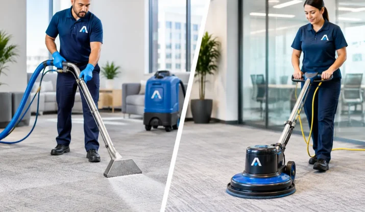 Carpet Extraction Versus Encapsulation Compared