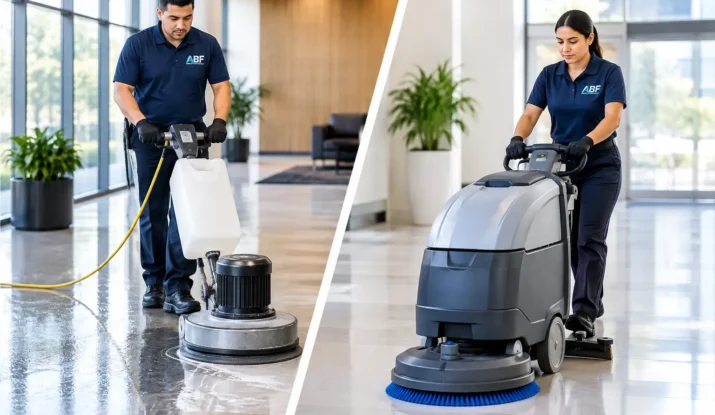 Floor Stripping Versus Scrubbing: Which Is Right?