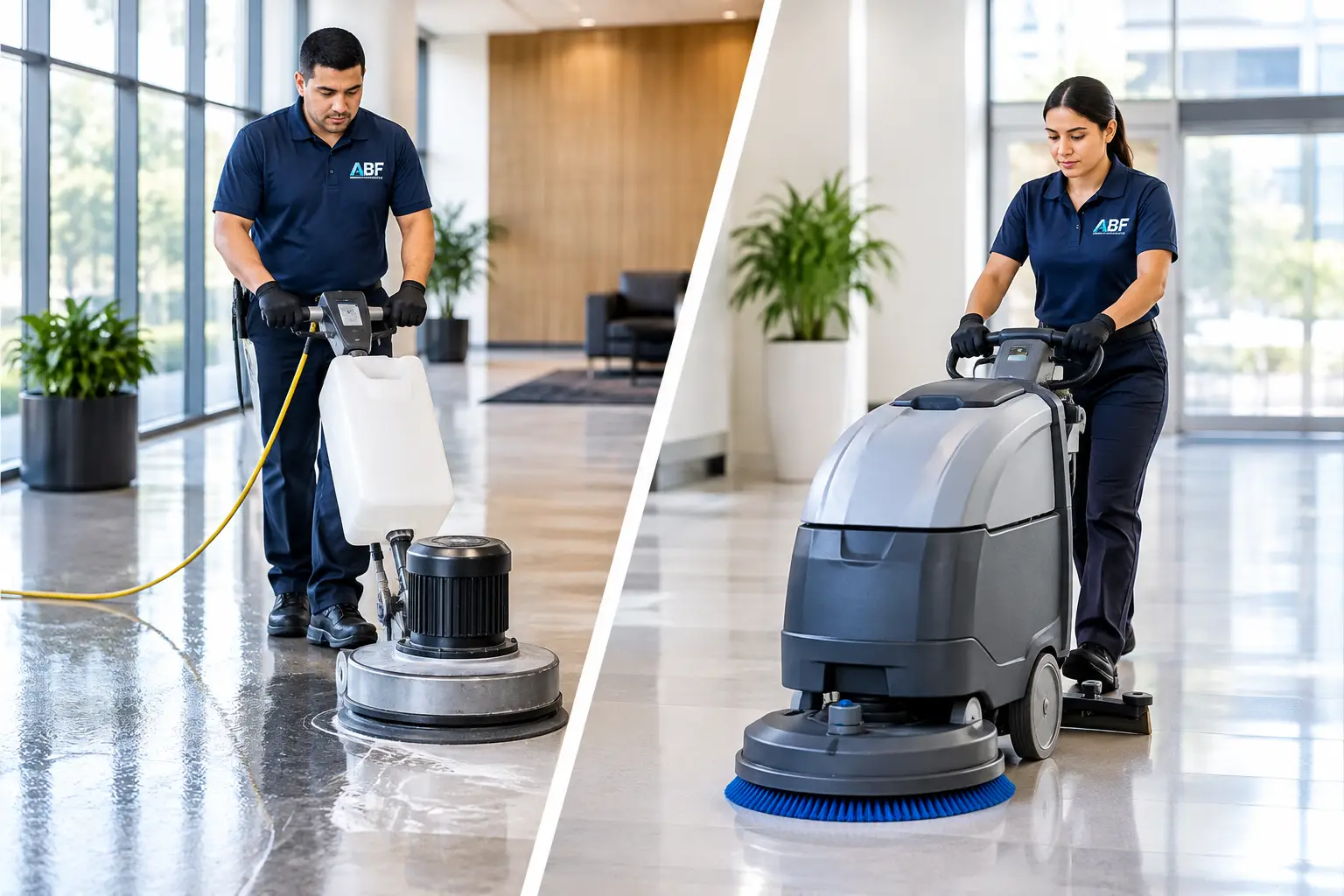 Floor Stripping Versus Scrubbing: Which Is Right?