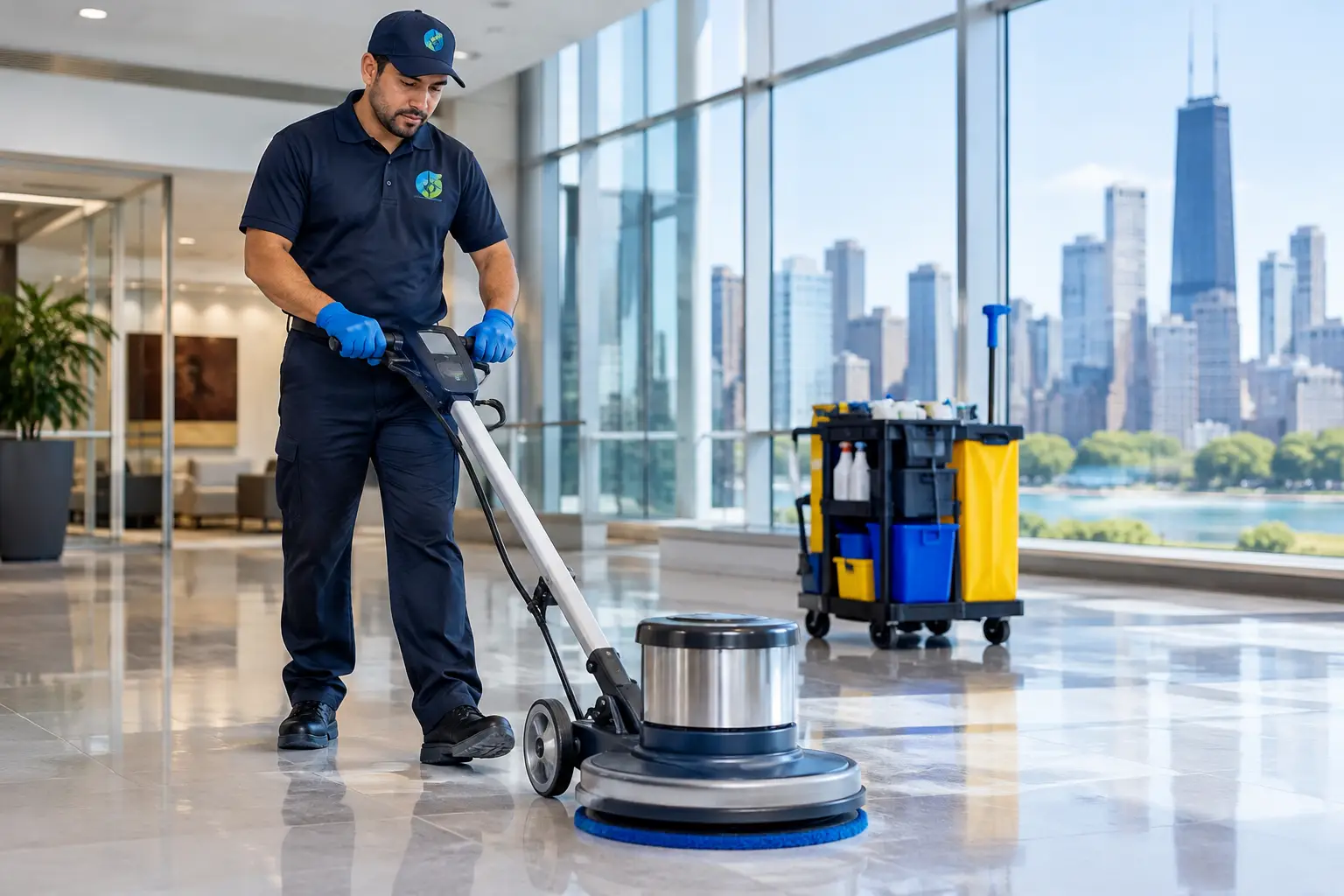Hard Floor Cleaning Services for Chicago Facilities