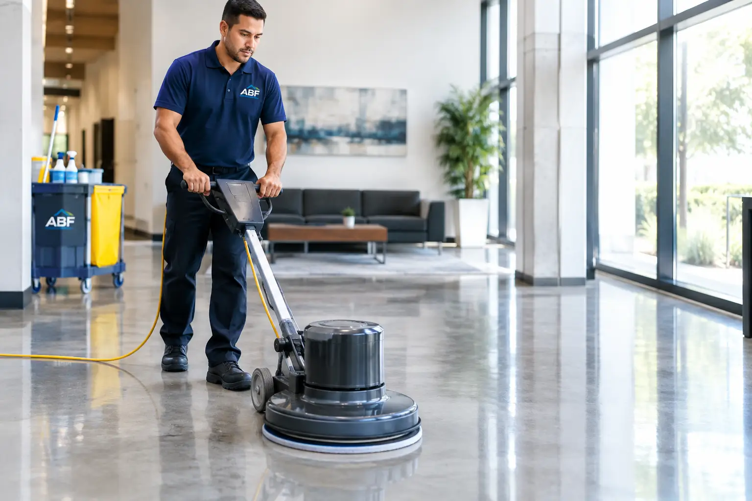 How to Maintain Polished Concrete Floors